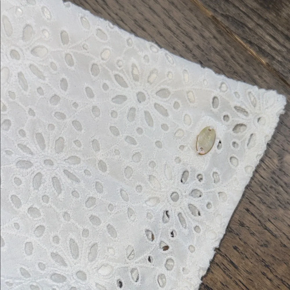 Elegant White Eyelet baby Dress 18-24 2T tartine et chocolat NWT spring easter